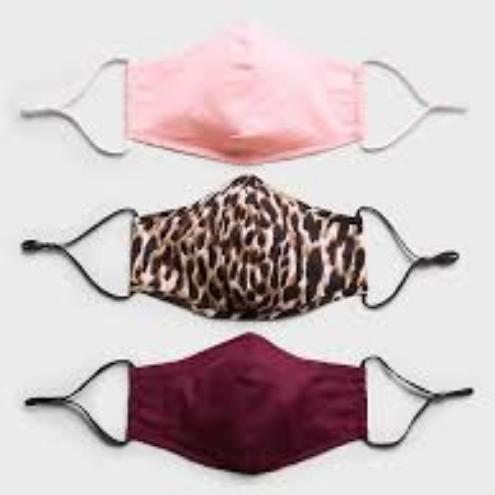 Banana Republic Contour 3pk Cheetah Print Facemask - Picture 2 of 4